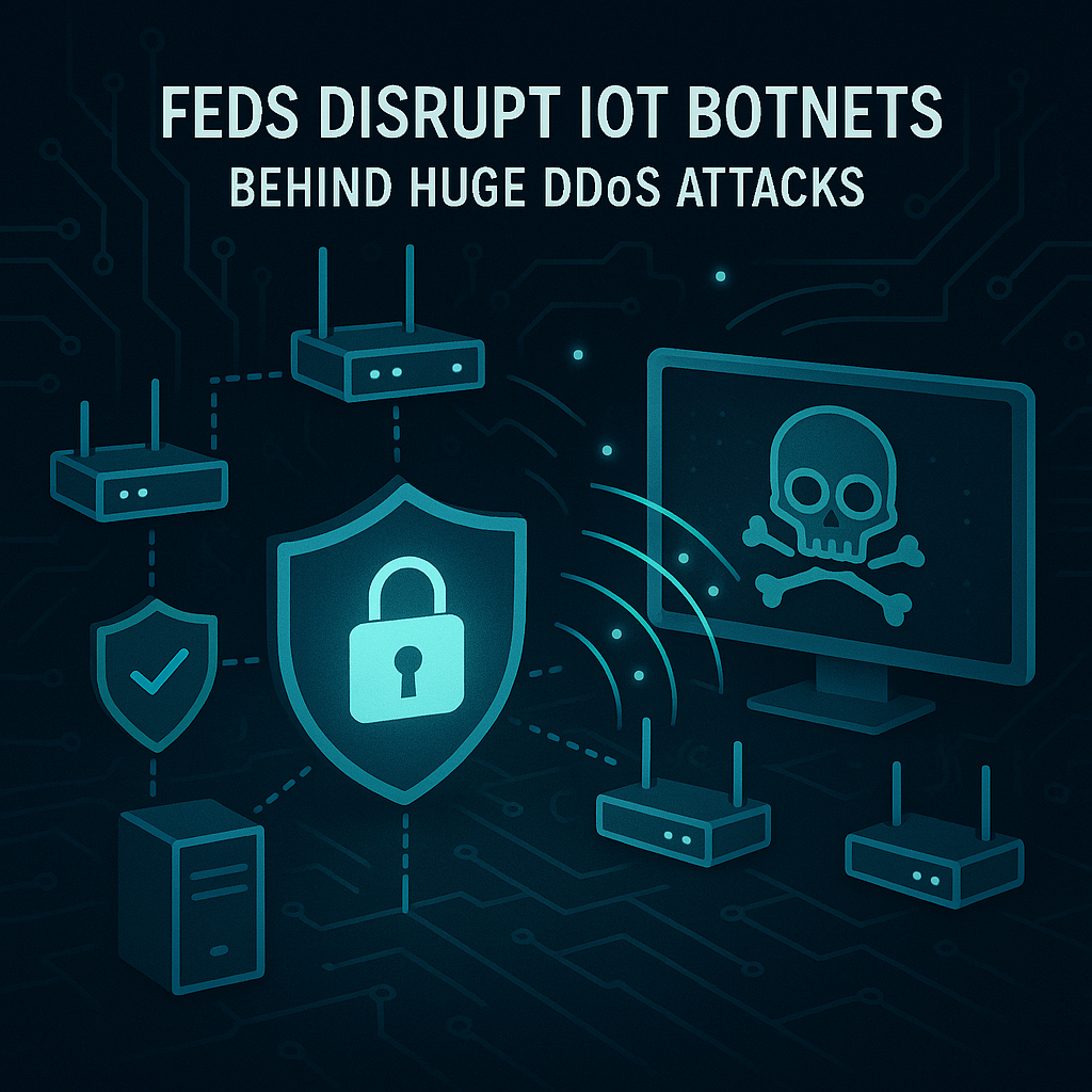 Federais interrompem botnets IoT por trás de enormes ataques DDoS